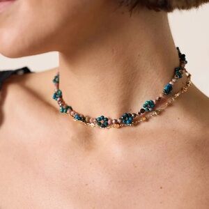 🌸 Natural Life Blossom Beaded Necklace